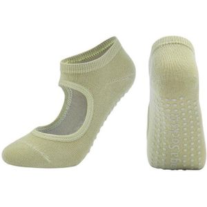 Vrouwelijke Pilates Sokken Anti-Slip Ademend Backless Yoga Sokken Enkel Dames Ballet Dans Sport Sokken Voor Fitness