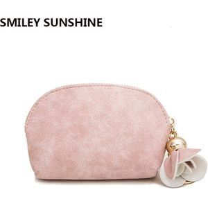 SMILEY SUNSHINE lady mini korte koppeling portemonnee vintage matte vrouwen portefeuilles mode kleine vrouwelijke portemonnee mini portemonnee kaarthouder