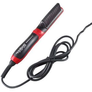 Multifunctionele Haar Kam Mannen Quick Baard Borstel Stijltang Curler Tweeërlei Gebruik Kam 6 Bestanden Verwarmd Keramische Beauty Hair Styler tool