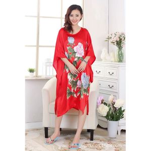 Chinese Traditionele Katoenen Kleed Vrouwen Baden Gown Lady Pyjama One Size