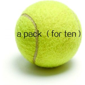 EEN Pack Tennis 901 Training Concurrentie Bal voor Junior en Tussenliggende Stabiele Spelen Hoge Elasticiteit Praktijk Bal (voor Tien)
