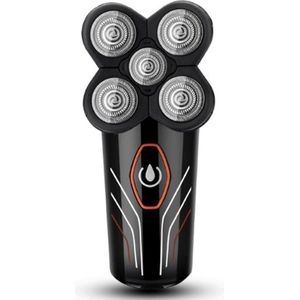 Roterende natte stomerij scheerapparaat oplaadbare elektrische scheerapparaat voor mannen baard scheerapparaat mannelijke USB facial hoofd scheren machine