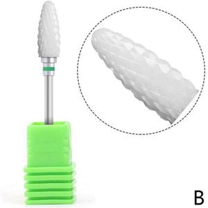 Keramische Nail Polijstmachine Nail Boor Machine Boren Frezen Voor Manicure Pedicure Bits Slijpen Roterende Boor Cutter Gereedschap M1R1