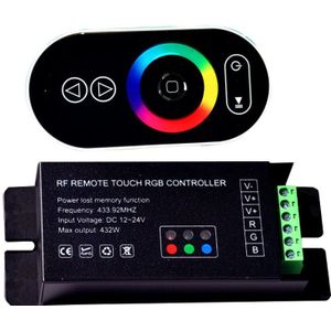 1 Pcs DC12-24V 6Ax3channel 18A Led Dimmer GT888 Rf Remote Touch Rgb Led Controller Voor 5050 Rgb Led Strip lichten