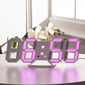 Led Digitale Wandklok Alarm Datum Temperatuur Automatische Backlight Tafel Desktop Woondecoratie Stand Hang Klokken