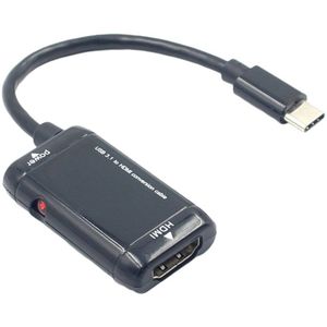 Usb 3.1 Type C USB-C Naar Hdmi Adapter 1080P Man-vrouw Converter Kabel Voor Mhl Android Telefoon Tablet hdmi Naar USB-C