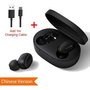 Xiaomi Redmi Airdots Oortelefoon Bluetooth 5.0 Draadloze Ruisonderdrukking Headset Met Microfoon Oorhaak Oordopjes Ai Controle