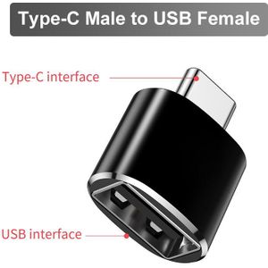 Otg Usb Type C Adapter Usb Naar Type-C Data Converter Usb C Otg Adapter Voor Samsung S9 S8 s10 Plus Xiaomi Samsung Usbc Lading Cabo