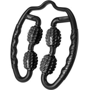 U-vorm Massage Roller Trigger Punt Voor Arm Been Nek Spierweefsel Fitness Gym Yoga Pilates Sport 4 Wiel Blokken yoga Roller