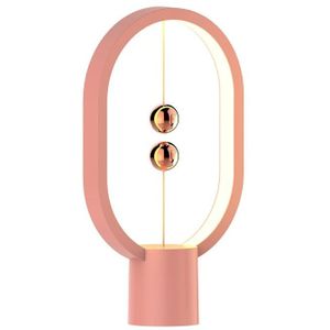 Usb Oplaadbare Mini Hengpro Balans Led Tafellamp Ellips Magnetische Mid-Air Schakelaar Eye-Care Nachtlampje Touch controle