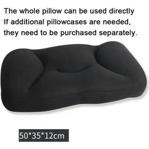 Multifunctionele Wasbaar Slaap Kussen Ei Kussen Taille Kussen Nekkussen 3D Hals Micro Airball Kussen Diepe Slaap Bed Voeringen