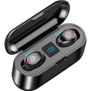 F9 Tws Draadloze Headsets Bluetooth Oortelefoon Noise Cancelling Sport Hoofdtelefoon Touch Control Ondersteuning Ios Android Telefoon Hd Oproep