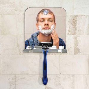 Scheren Cosmetische Douche Spiegel Anti-Fog Spiegel Zuignap Badkamer Mist Spiegel Badkamer Scheren Spiegel Make-Up Tool