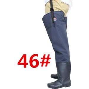 Unisex Plus 46 # Vissen Steltlopers Been Broek Super Grote Synthetische Lederen Laarzen Verdikking Zool Een Stuk Vissen Steltlopers been Broek