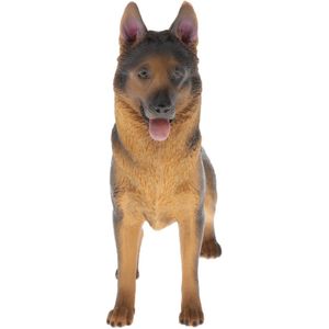 Duitse Dog Model Collectible Dier Figuur Speelgoed Voor Home Office Desktop Decor