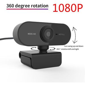 Webcam 1080P Full Hd Web Camera Met Met Microfoon Usb Plug En Play Video Call Web Cam Voor Pc computer Desktop Gamer Webcast