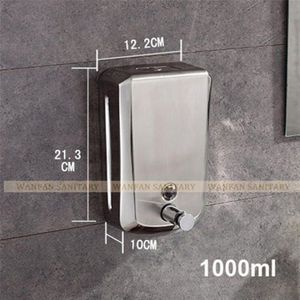 Vloeibare Zeep Dispensers 500 ml Muurbevestiging Dispenser Voor zeep Moderne Badkamer Douche Lotion Shampoo Zeepdispenser WF-18022