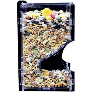 Hamster Konijn Eten Dispenser Feeder Plastic Clear Automatische Pet Feeder Voor Hamster Cavia Voedsel Kom Container