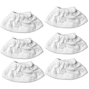 6Pcs Katoen Borstel Head Cover Voor Karcher SC2 SC3 SC4 SC5 Stoomreiniger Onderdelen Voor Fornuis Aanrecht