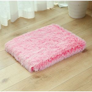 L Winter Warme Dikke Pluche Vierkante Diepe Slapen Bed Mat Kussen Voor Kat Hond Puppy Huisdier Huis Kennel Kooi Wasbare waterdicht Pad