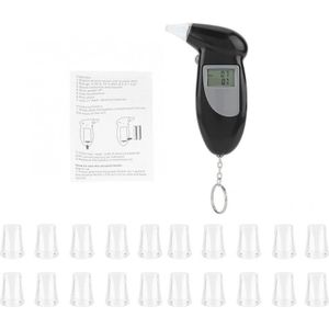 Digitale Lcd-scherm Alcohol Adem Tester Draagbare Sleutelhanger Breath Analyzer Alcohol Tester alcohol meter breathalyzeroto aksesuar
