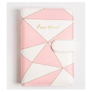 Creatieve Koreaanse Magnetische Gesp Notebooks En Tijdschriften Kawaii Dot Grid Papier Bullet A6 Journal Notebook Roze Eenvoudige Maandelijkse Plan