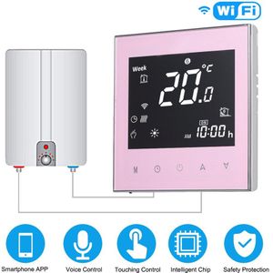 Thermostaten Digitale Water/Gas Boiler Verwarming Thermostaat Wifi Voice Control Touch Screen Thuis Kamertemperatuur Controller