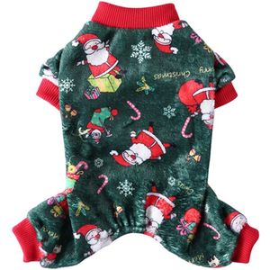 Kerst Huisdier Kleding Hond Pyjama Jumpsuit Jassen Kostuum Kerst Cadeau Kleding T-shirt Shirt