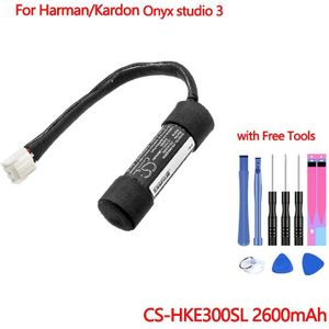 Bluetooth Speaker Batterij CS-HKE300SL Voor Harman/Kardon Onyx Studio 3 Fabriek Prijs Batterijen PR-633496 Akku 3.7V 2600Mah
