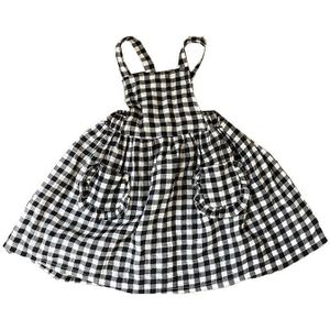 Meisjes Kleding 2022 Lente Zomer Koreaanse Kinderen Katoenen Garen Plaid Band Rok
