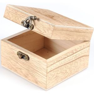 BOBO VOGEL Bamboe Houten Doos voor Horloge Sieraden BoxesTop Vierkante Sieraden Set Storage case