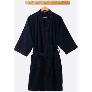 Zomer Mannen Kimono Badjas Katoen Gewaden Plus Size Lichtgewicht Lange Gewaad Voor Mannen Absorptie Na Douche Badjas Nachtkleding