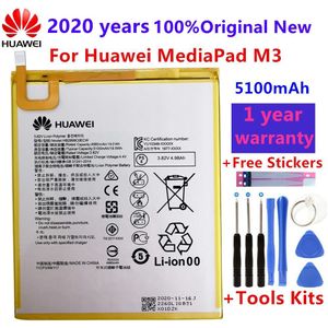 Hua Wei Vervanging Tablet Batterij HB2899C0ECW Voor Huawei Mediapad M3 8.4 ""BTV-W09 BTV-DL09 SHT-AL09 SHT-W09 5100Mah + Gereedschap kits