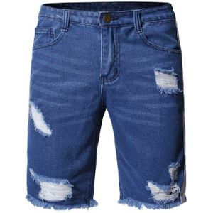Mode Vrije Tijd Mannen Ripped Korte Jeans Kleding Zomer Shorts Ademend Jeans Korte Broek Streetwear