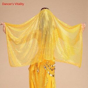 6 Kleuren Sari Dancewear India Buikdansen Kleding Hoofd Wrap Sjaal Hoofddeksel Bollywood Dance Kostuum Hoofd Veils