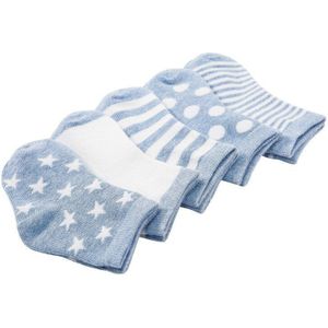 5-Pair Pack Kinderen Sokken Kid 'S Sokken Comfortabele Ademende Katoenen Sokken Baby Sokken Koreaanse Herfst En winter Katoen