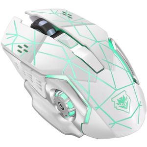 2.4Ghz Wireless Optical Computer X8 Muis Draadloze Opladen Game Muis Mute Lichtgevende Mechanische Voor Gamer Pc
