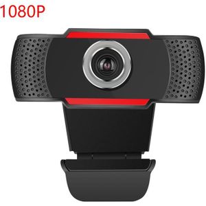 Webcam 1080P Draaibaar Hd Webcam Pc Mini Web Camera Usb 2.0 Web Camera Video-opname High Definition met Mic Webcams