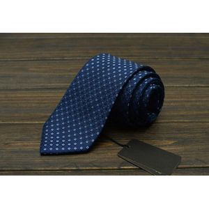 mannen Tie Brand Klassieke Blauwe Plaid Stropdas Tie Apparel 8 cm Tie Sjaaldassen Voor Business Office Formele Werk met Geschenkdoos