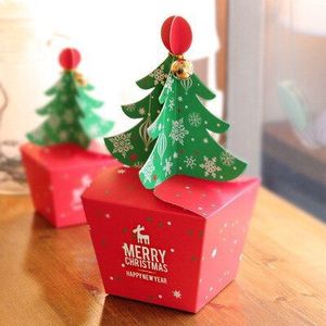 Kerstboom Modeling Snoep Rode Dozen Koekjes Koekjes West Point Chocolade Pakket Box 12Pcs Niet Bevatten Bells