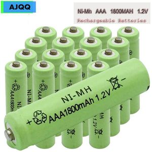 Goedkope Ajqq Pilas Ni-Mh Aaa 1.2V 1800Mah Oplaadbare Batterij Afstandsbediening Voor Speelgoed Muis