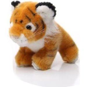 15Cm Simulatie Tiger/Leopard/Panda Dier Mini Pluche Pp Katoen Speelgoed Leuke Dierentuin Dier Pop Kinderen Aanwezig simulatie Dier Pop