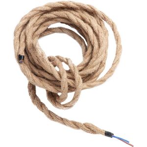 5M Touw Draad Vintage Twisted Kabel Retro Gevlochten Voor Diy Hanger Lamp 2 Cores/3 Cores