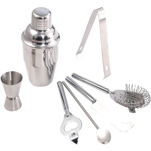 Rvs Cocktail Shaker Mixer Drinken Barman Martini Tool Bar Set Kit