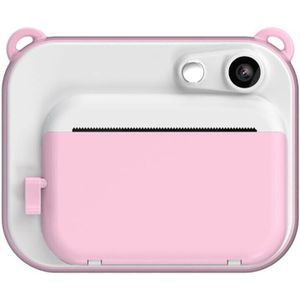 Diy Digitale Instant Print Camera Full Color Prints Kind Camera Voor Kinderen Baby -Roze