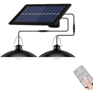 Boruit Solar Hanglamp Outdoor Kroonluchter IP65 Waterdichte Indoor Timing Solar Lamp Met Lijn Geschikt Voor Binnenplaats Tuin