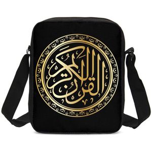 Veevanv Kleine Crossbody Tassen Voor Mannen Vrouwen Koran Brief 3D Printing Messenger Bags Dagelijkse Schoudertas Handtassen Casual Sling Zakken