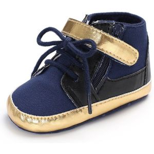 Peuter Pasgeboren Baby Schoenen Jongen Meisje Shining Gold Solid Snesker Pu Leer Katoen Zachte Zool Hight Hak Eerste Wandelaars Wieg schoenen