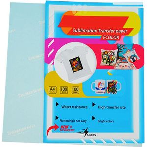 100PCS Sublimatie Transfer Papier A4 Machine Wasbaar Voor Niet-katoenen Kleding Modal T-shirt