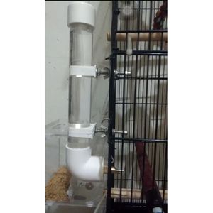 Vogel Feeder Huisdier Kooi Opknoping Automatische Voedsel Kom Drinkwater Dispenser voor Parrot Parkiet Parkieten Valkparkiet